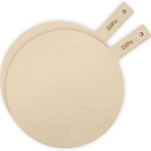 ZIIPA 2 PLANCHES A PIZZA RONDES EN BOIS