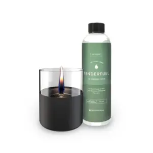 Lilly 10 bougie noire + 500ml Tenderfuel huile de recharge